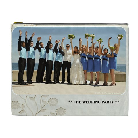 Wedding Party Cosmetic Bag By Lil Front