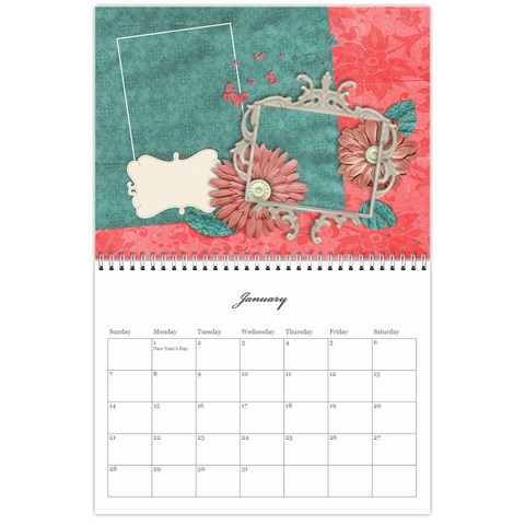 Flowers 2024 Calendar By Mikki Jan 2024
