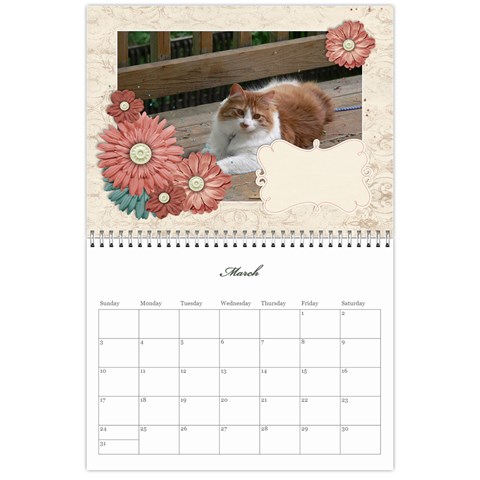 Flowers 2024 Calendar By Mikki Mar 2024
