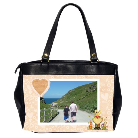 100% Love Heart Oversized Handbag By Catvinnat Back