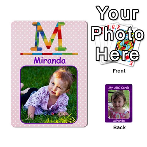 Ace Abc Family Cards For Miranda By Debra Macv Front - HeartA