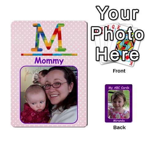 Abc Family Cards For Miranda By Debra Macv Front - Diamond2