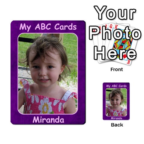 Abc Family Cards For Miranda By Debra Macv Back