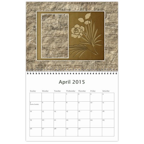 Family Tree Calendar By Lil Apr 2015