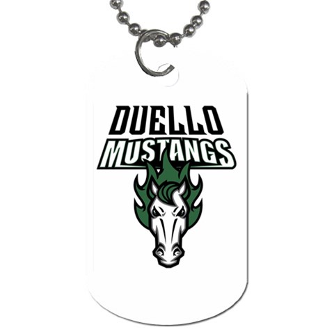 Duello Dog Tag By Mindy Vick Front