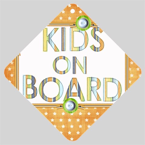 Kids Car Window Sign By Noheya Front