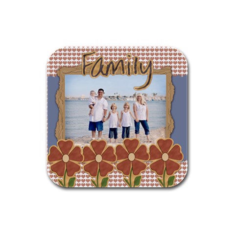 Family Coaster 4 Pack Template By Danielle Christiansen Front