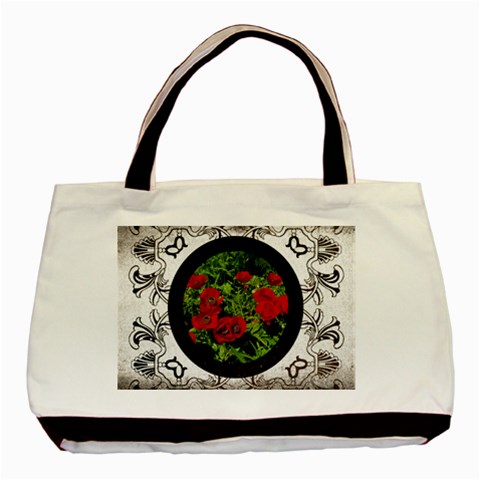 Art Nouveau Oreo Poppy Classic Tote By Catvinnat Front