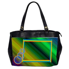 DarkRainbow_Bag - Oversize Office Handbag (2 Sides)