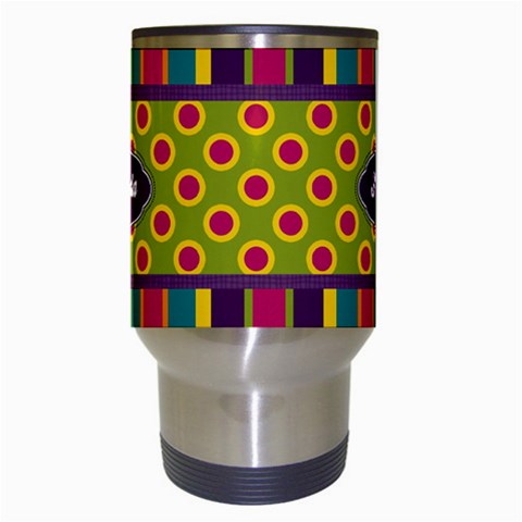 Stripes & Polka Dots Travel Mug By Klh Center
