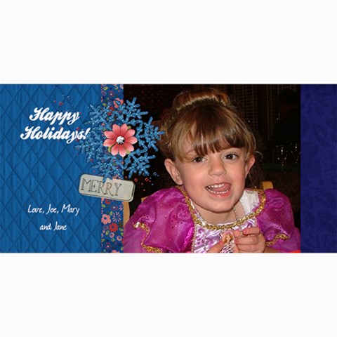 Holiday 4x8 Card 8 x4  Photo Card - 7