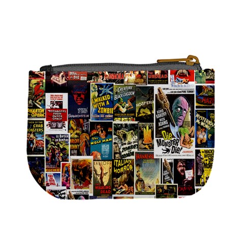 Old Horror Movies Coin Purse By Jorge Back