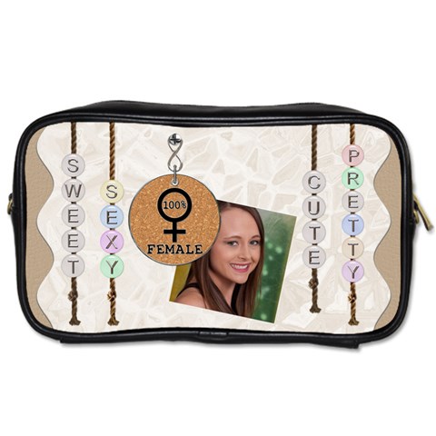 100% Female Toiletries Bag By Lil Front