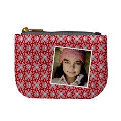 Casual  purse red pattern - Mini Coin Purse