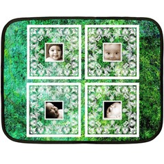 Green Baby Lace mini fleece - Fleece Blanket (Mini)