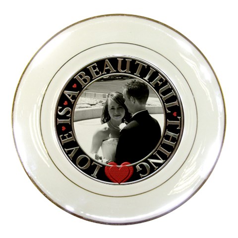 Love Is A Beautiful Thing Plate By Lil Front