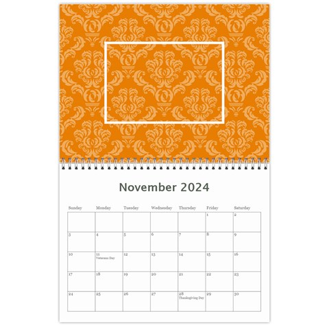 2024 Bright Colors Calendar By Klh Nov 2024