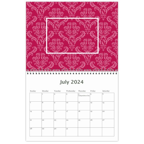 2024 Bright Colors Calendar By Klh Jul 2024