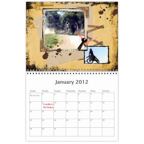 Paul Calendar By Lia Simcox Jan 2012