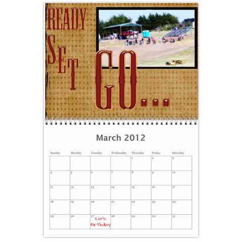 Paul Calendar By Lia Simcox Mar 2012