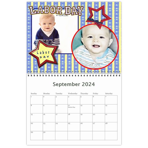 12 Month 2024 Calendar Template Sep 2024