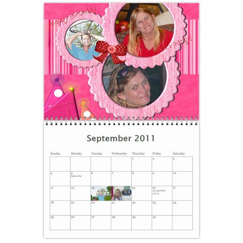 18 Mo Calendar Sep 2011