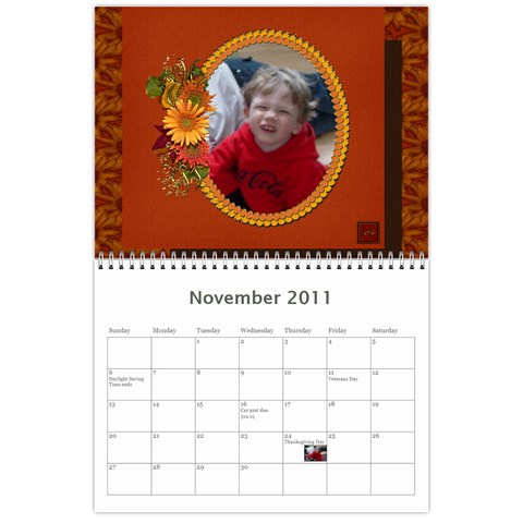 18 Mo Calendar Nov 2011