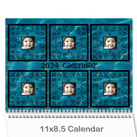 2024 Art Nouveau Pool Cool Calendar By Catvinnat Cover