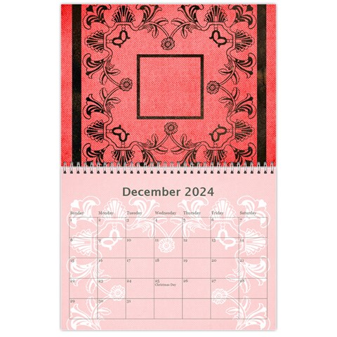 Art Nouveau Red Or Dead Calendar 2024 By Catvinnat Dec 2024