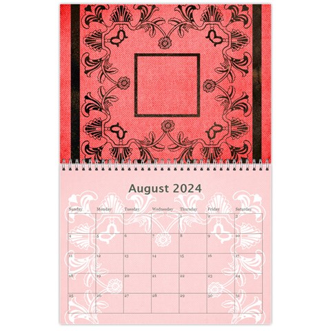 Art Nouveau Red Or Dead Calendar 2024 By Catvinnat Aug 2024