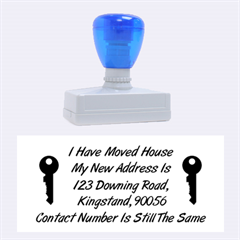 Moving House - Rubber Stamp (Large)