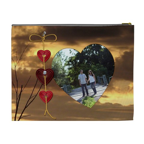 Hope For Tomorrow Xl Cosmetic Bag By Lil Back