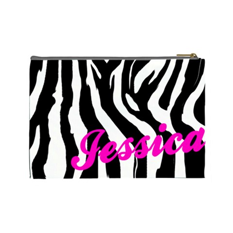 Zebra Cosmetic Bag By Jorge Back