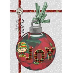 Joy Christmas Card - Greeting Card 5  x 7 