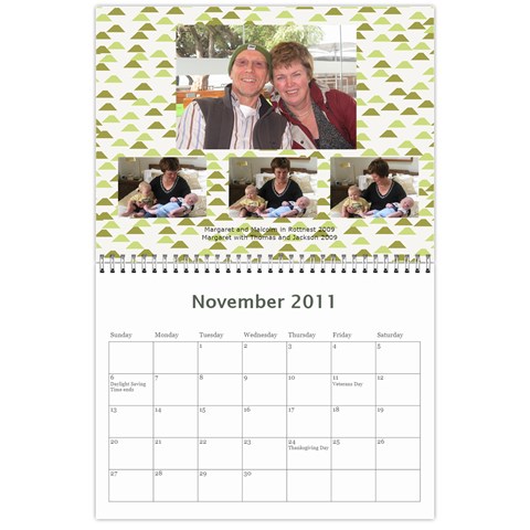 Calendar 2011 X Mas By Vanessa Nov 2011