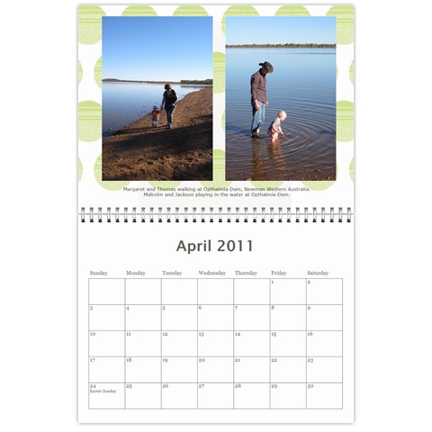 Calendar 2011 X Mas By Vanessa Apr 2011