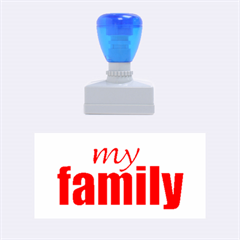 My family Medium Rubber Stamp - Rubber Stamp (Medium)
