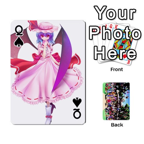 Queen Touhou Cards(updated) By Keifer Front - SpadeQ