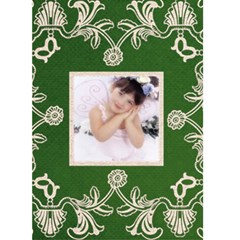 Hunter green Christmas Card - Greeting Card 5  x 7 