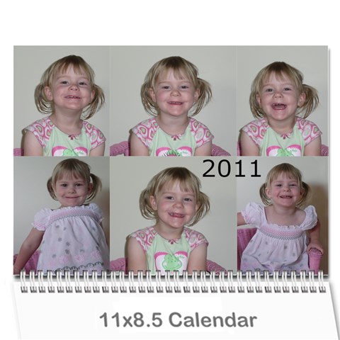 2011 Calendar By Hannah Cover