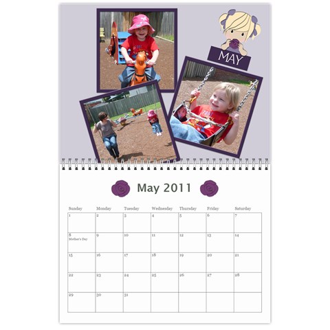 2011 Calendar By Hannah May 2011