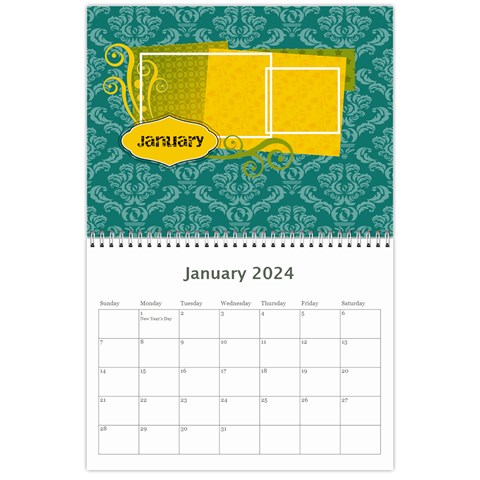 2024 Kelly Anne 12 Month Calendar By Klh Jan 2024