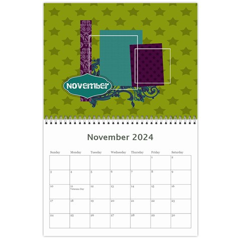 2024 Kelly Anne 12 Month Calendar By Klh Nov 2024