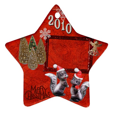 Skunk Remember When 2010 Ornament 14 By Ellan Front