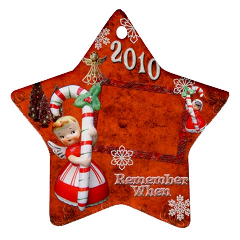 Angel Remember When 2010 Ornament 27 By Ellan Front