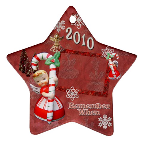 Angel Remember When 2010 Ornament 28 By Ellan Front