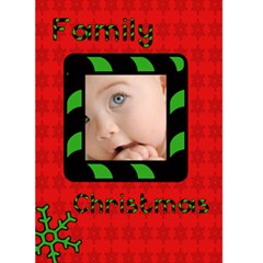 Family Christmas - Custom Greeting Card 5  x 7 