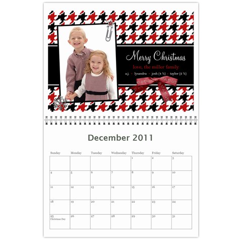 Calendar 2011 By Lysandra Dec 2011