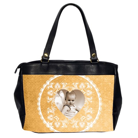 Lacy Heartsunshine Oversized Office Bag By Catvinnat Back