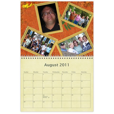 2011 Calendar By Barb Hensley Aug 2011
